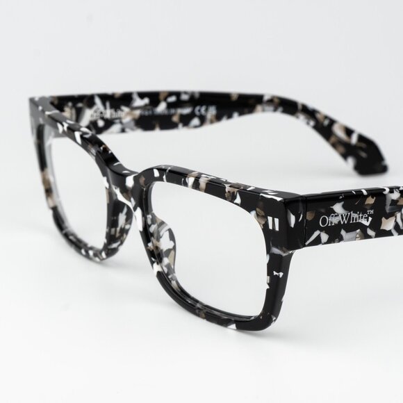 Off-White STYLE 53 Men Eyeglasses Square Havana Black OERJ053 STYLE 53 1200 - Picture 6 of 14
